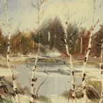 821 4191 Oljemålning